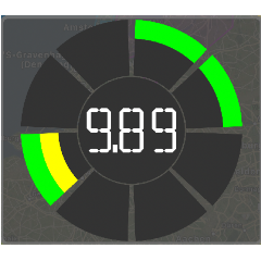 Airspace distance indicator