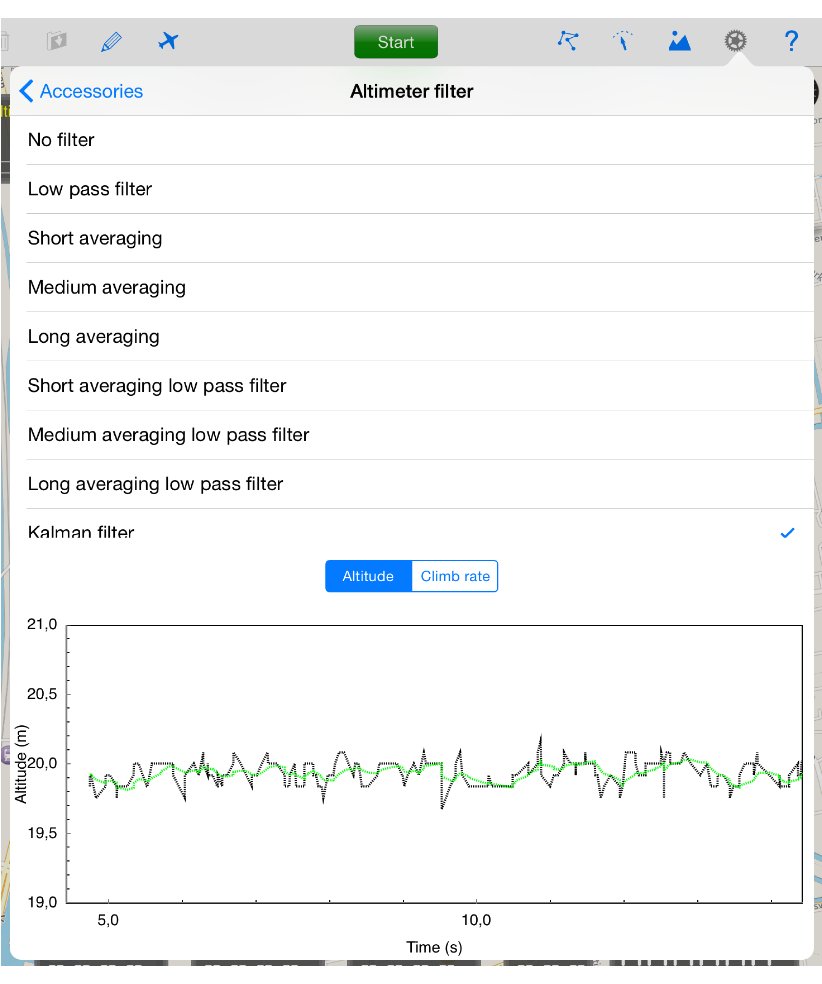 Altimeterfilter
