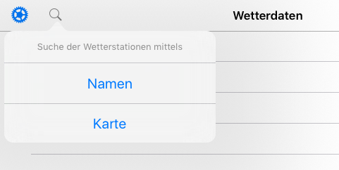 Wetterstationssuche